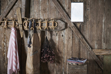 Norah æske m. låg 18x18 cm. Natur LENE BJERRE