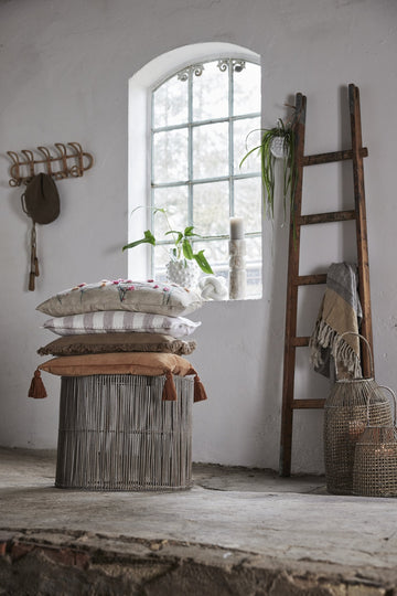 Ana plaid 100% hør grå x130 cm