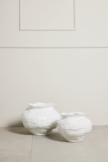 Marlia vase hvid keramik H24,5 cm LENE BJERRE