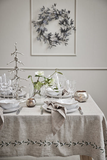 Carlia fyrfadsstage H7 cm. antik sølv Lene Bjerre Design DK