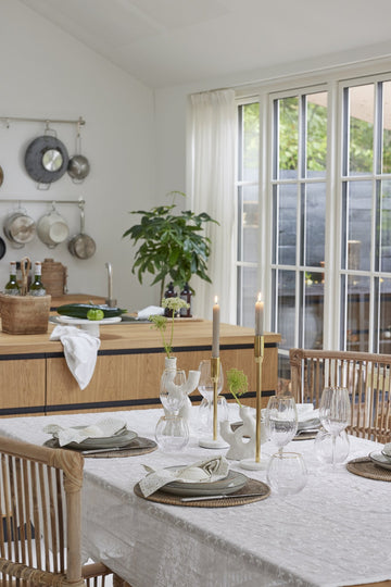 Esther køkkengrejholder 18x18 cm. brun rattan LENE BJERRE