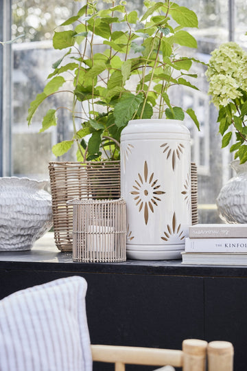 Marlia vase hvid keramik H24,5 cm LENE BJERRE