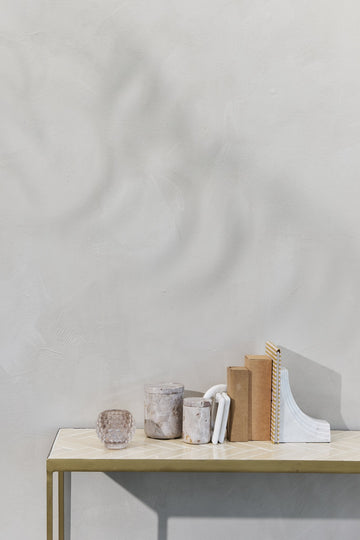 Ellia dekoration 23x10 cm. hvid marmor LENE BJERRE