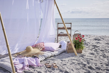 Essia plaid 170x130 cm. brun LENE BJERRE