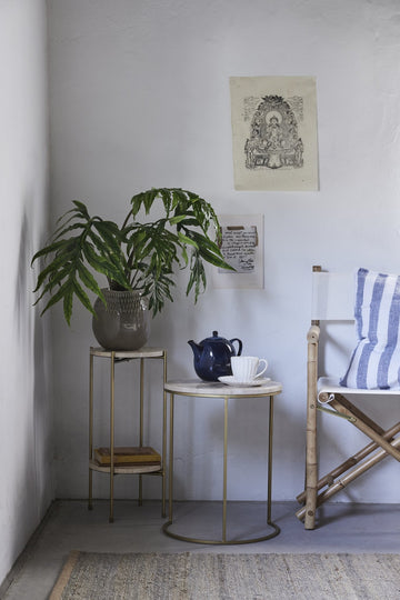 Traville piedestaler 2 stk.marmor Lene Bjerre Design DK