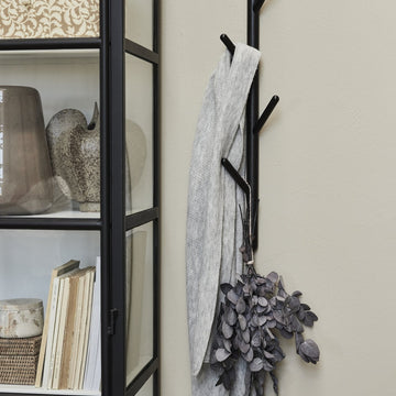 Ellie knagerække L17*H75*W10 sort egetræ LENE BJERRE