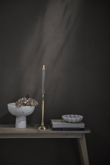 Ellia Marmorskål på fod hvid Lene Bjerre Design DK