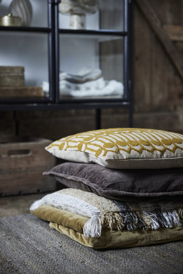 Ruth pudebetræk sand 50x50 LENE BJERRE