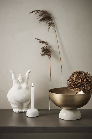 Serafina Kvinde figur H28 cm. råhvid Lene Bjerre Design DK