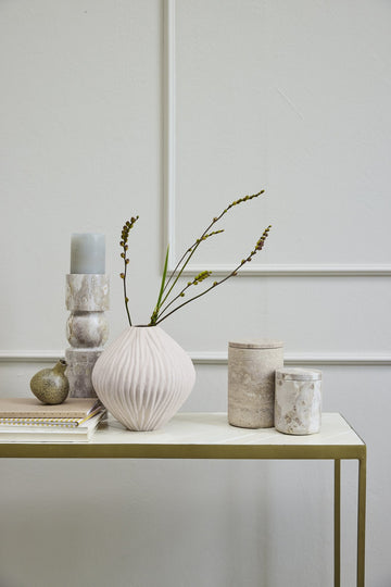 Helene vase brun keramik H9 cm LENE BJERRE