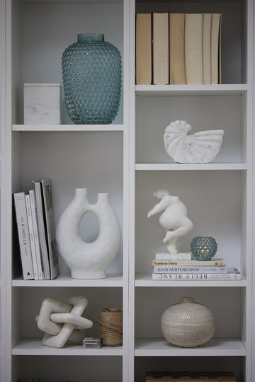 Ellia marmor dekoration H15 cm. hvid Lene Bjerre Design DK