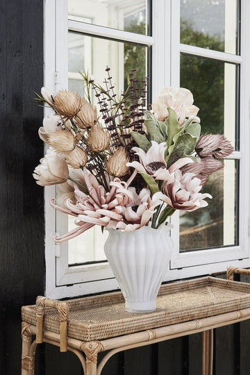 Happia stor dekorationsblomst grøn L110 LENE BJERRE