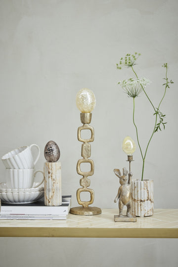 Eliana lysestage 12,5 cm. sand marmor LENE BJERRE