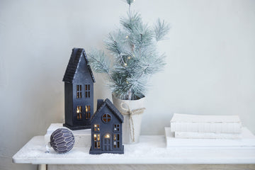 Seholia dekorationshus 17 cm sort Lene Bjerre Design DK