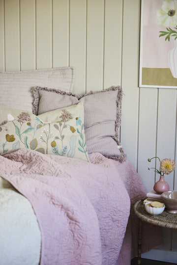 Isabelle plaid lys rosa 170x130 LENE BJERRE