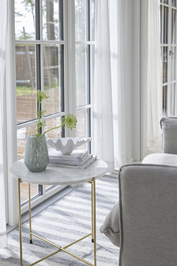 Marmilla sofaborde sæt marmor hvid Lene Bjerre Design DK