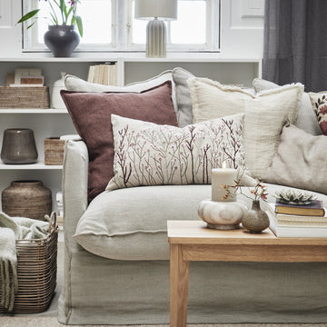 Elina stage Ø14,5 cm. mørk sand marmor LENE BJERRE