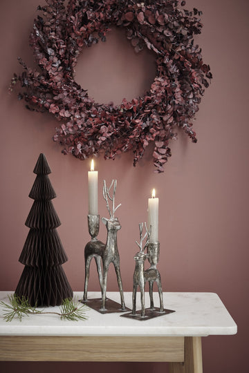 Poelle træ H35 cm. brun papir Lene Bjerre Design DK