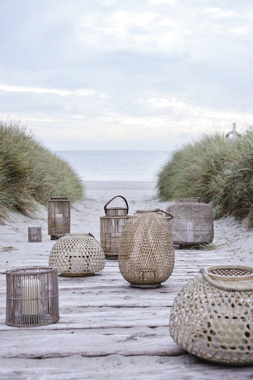 Noralle lanterne 51x27 cm. naturflet LENE BJERRE