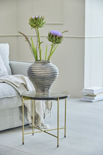 Hielle vase grå keramik H31 cm LENE BJERRE