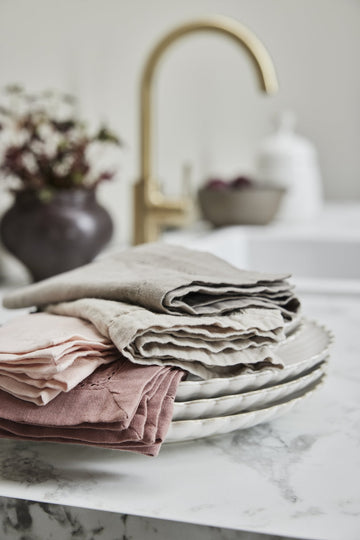 Angela mundserviet sand 45x45 LENE BJERRE