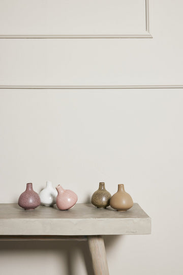 Helene vase hvid keramik H9 cm LENE BJERRE