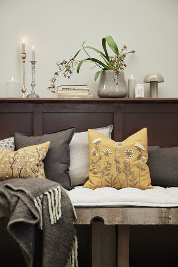 Essia plaid 170x130 cm. brun LENE BJERRE