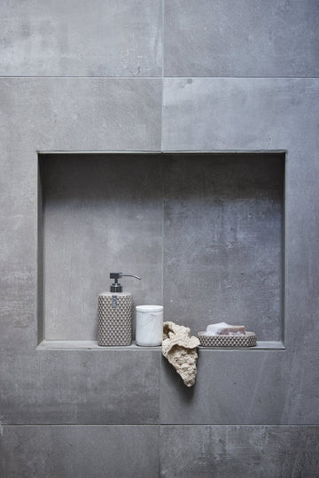 Ellia dekoration 23x10 cm. hvid marmor LENE BJERRE