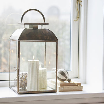 Signe lanterne H38,5 cm. sort jern LENE BJERRE