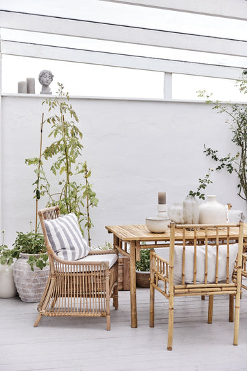 Mara glasvase 31x15 cm. sølvgrå LENE BJERRE