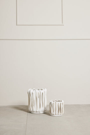 Marlille lanterne hvid keramik H27,8 cm LENE BJERRE