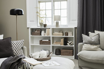 Efilia pudebetræk 60x40 cm. råhvid 100% bomuld LENE BJERRE