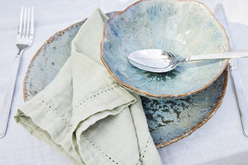 Milla tallerken grøn 27x23 H3,5 LENE BJERRE