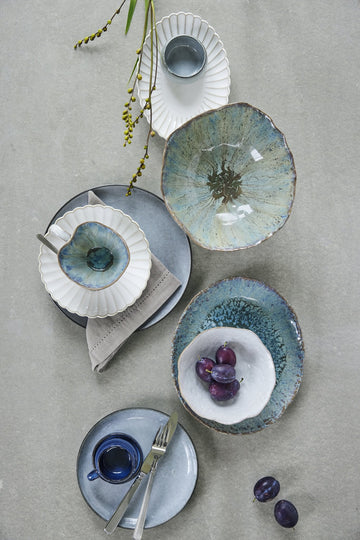 Milla skål grøn 24x22,5 H12,5 LENE BJERRE