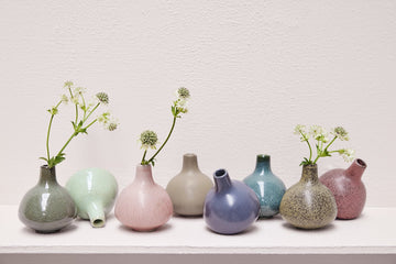 Helene vase hvid keramik H9 cm LENE BJERRE
