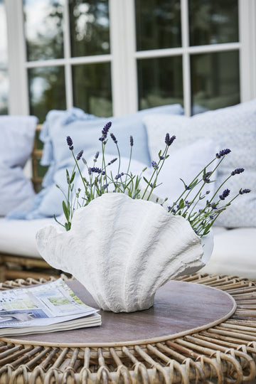 Shella dekorationsvase H23 cm. hvid Lene Bjerre Design DK