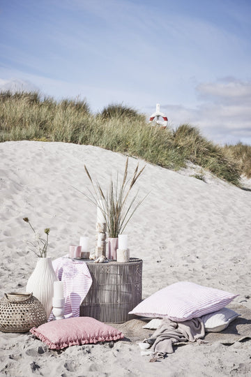 Eliana stage til bloklys 10 cm. sand marmor LENE BJERRE