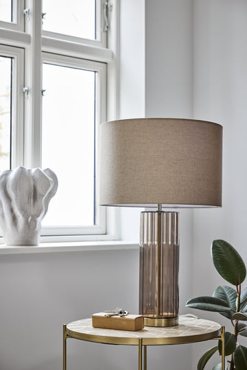 Elivinne magasin holder 45x20 cm. mørk sand marmor LENE BJERRE