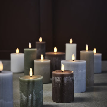 Lillia LED bloklys H12 cm. lyserød LENE BJERRE