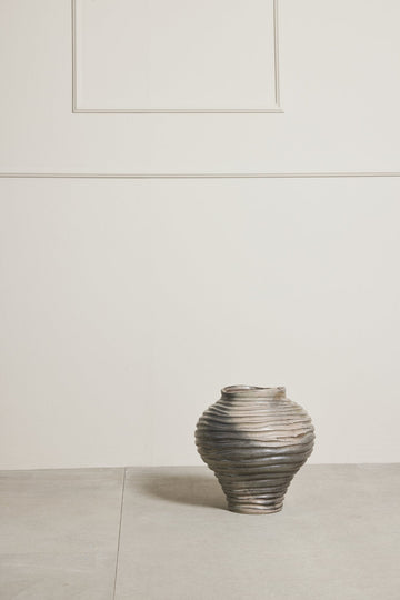 Hielle vase grå keramik H31 cm LENE BJERRE