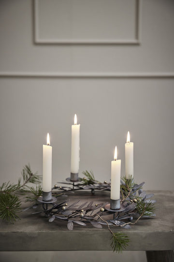 Mistlia adventsstage 34 cm. antik grå Lene Bjerre Design DK