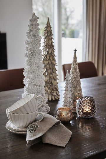 Carlia fyrfadsstage H7 cm. antik sølv Lene Bjerre Design DK