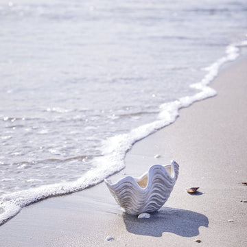 Sheline muslingeskål 17x13 cm. sand LENE BJERRE