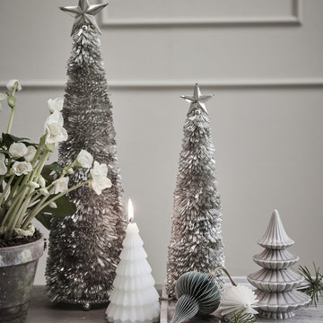 Almine juletræ H31 cm. sølv perler Lene Bjerre Design DK