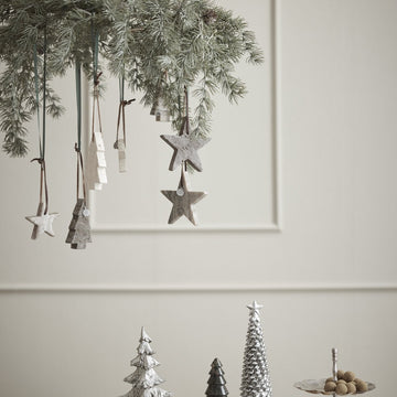 Elinne marmor juletræ H9,5 cm. mørk sand Lene Bjerre Design DK