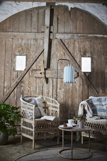 Ana plaid 100% hør sand x130 cm LENE BJERRE