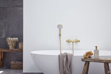 Viola vase i stentøj 33x33 cm. mørk sand LENE BJERRE