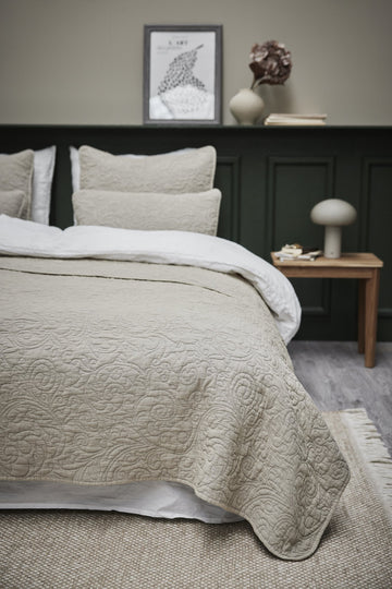 Isabelle pudebetræk 40x60 cm. sand