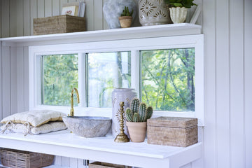 Ivenne Pude okker 45x45 LENE BJERRE