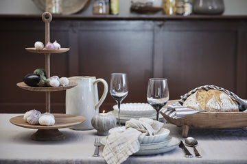 Merle skål 43x35 cm. natur acacietræ LENE BJERRE